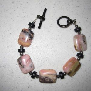 Unknown Jewelry - Two polished stone bracelets Unknown Jewelry - Two polished stone bracelets